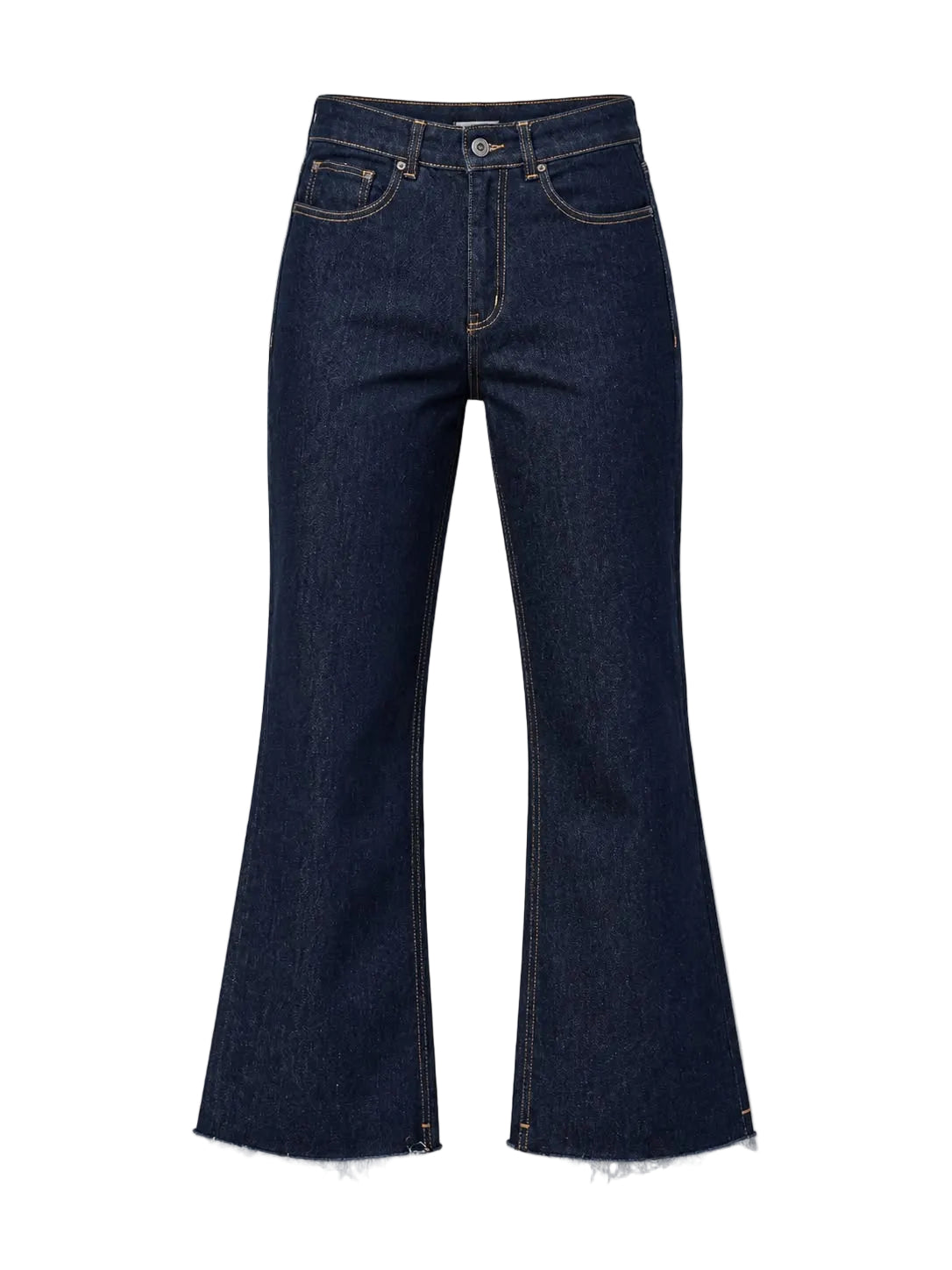 Calça Raw Denim Cropped Flare Felipa
