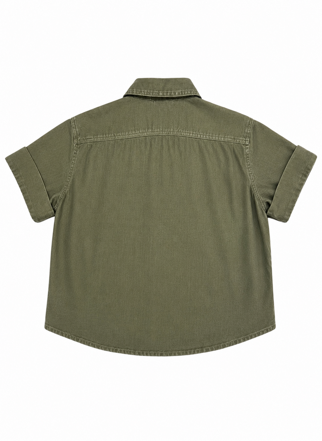 CAMISA BOXY CHIARA VERDE OLIVA