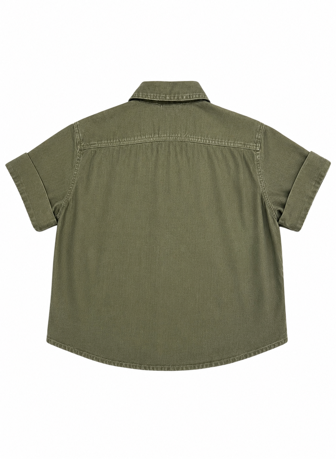 CAMISA BOXY CHIARA VERDE OLIVA