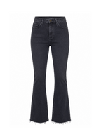 CALÇA CROPPED FLARE BLACK SUSANA