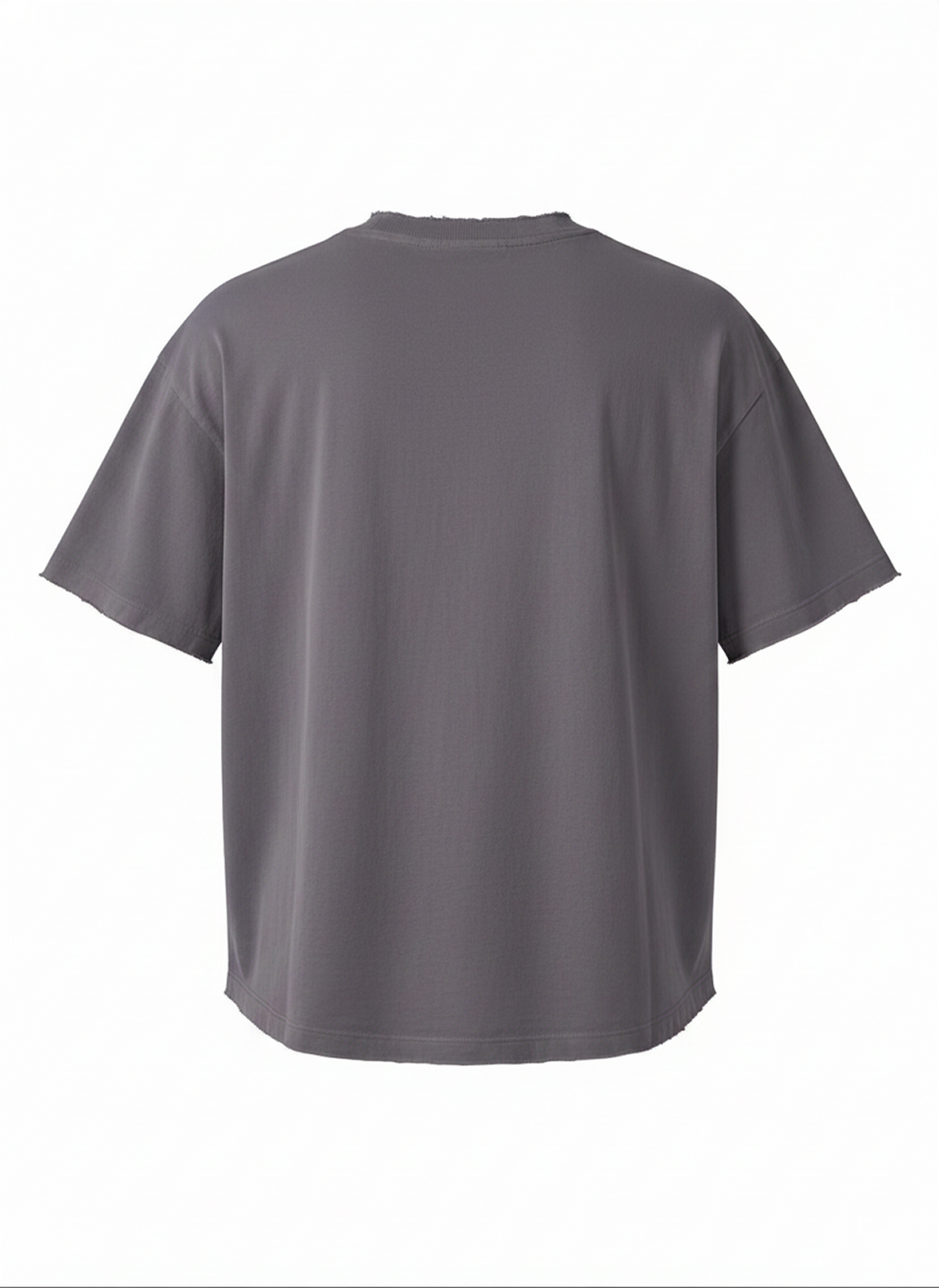 CAMISETA BOXY CINZA STONE