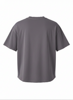 CAMISETA BOXY CINZA STONE