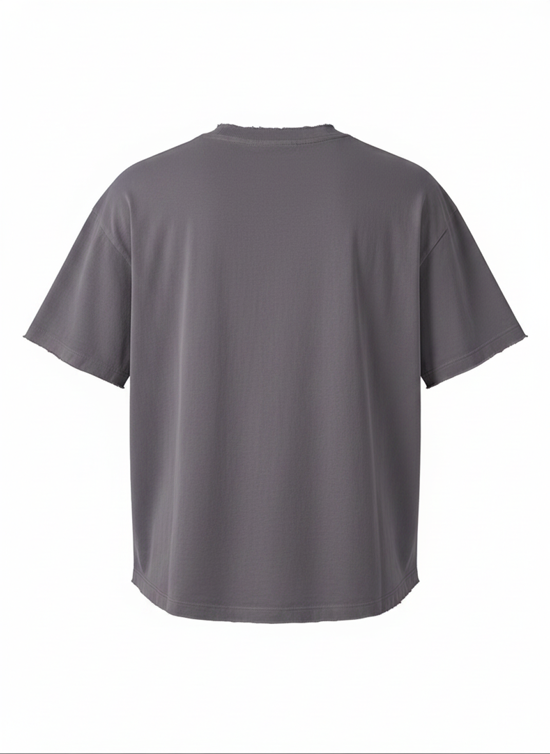 CAMISETA BOXY CINZA STONE
