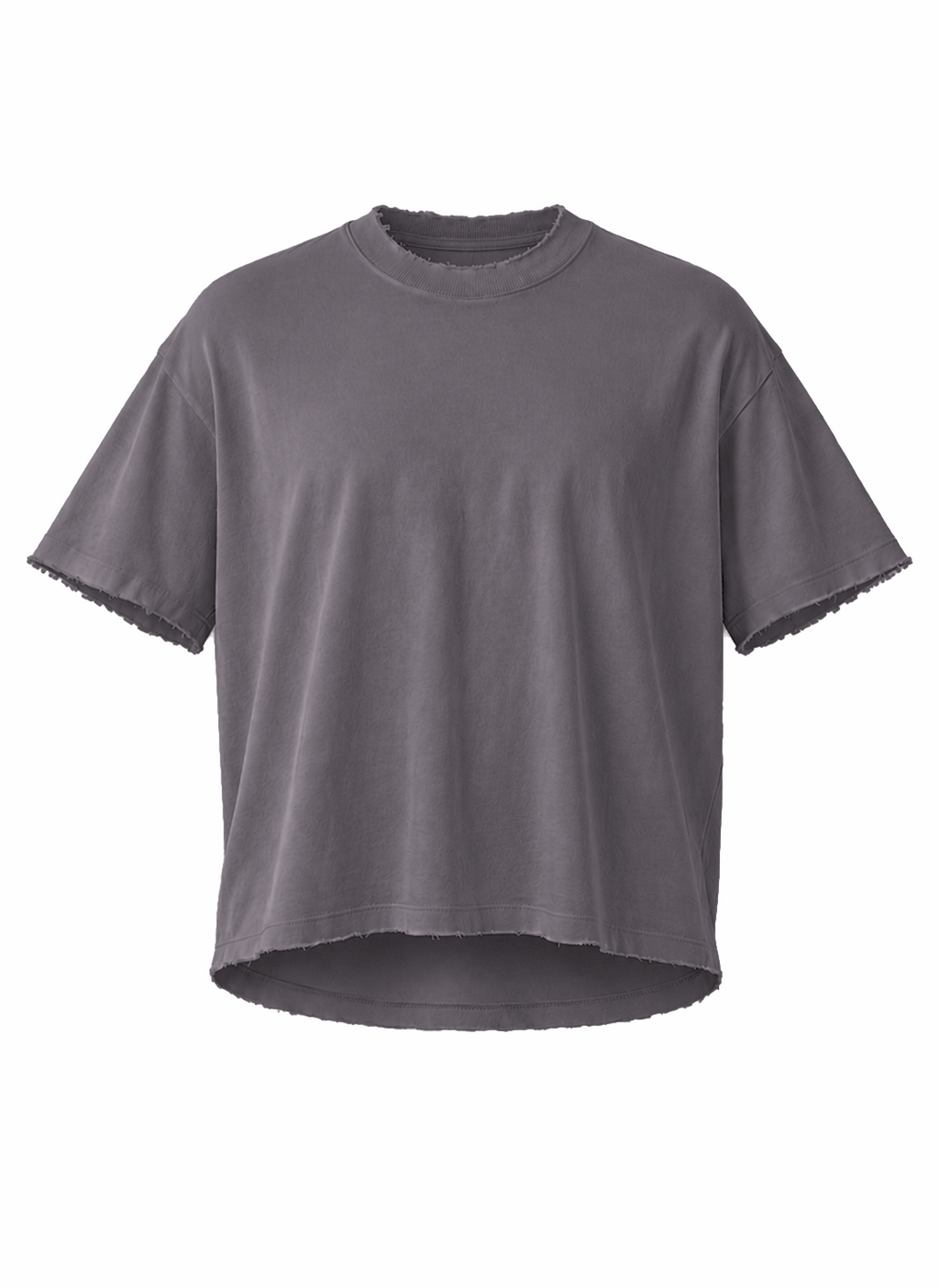 CAMISETA BOXY CINZA STONE