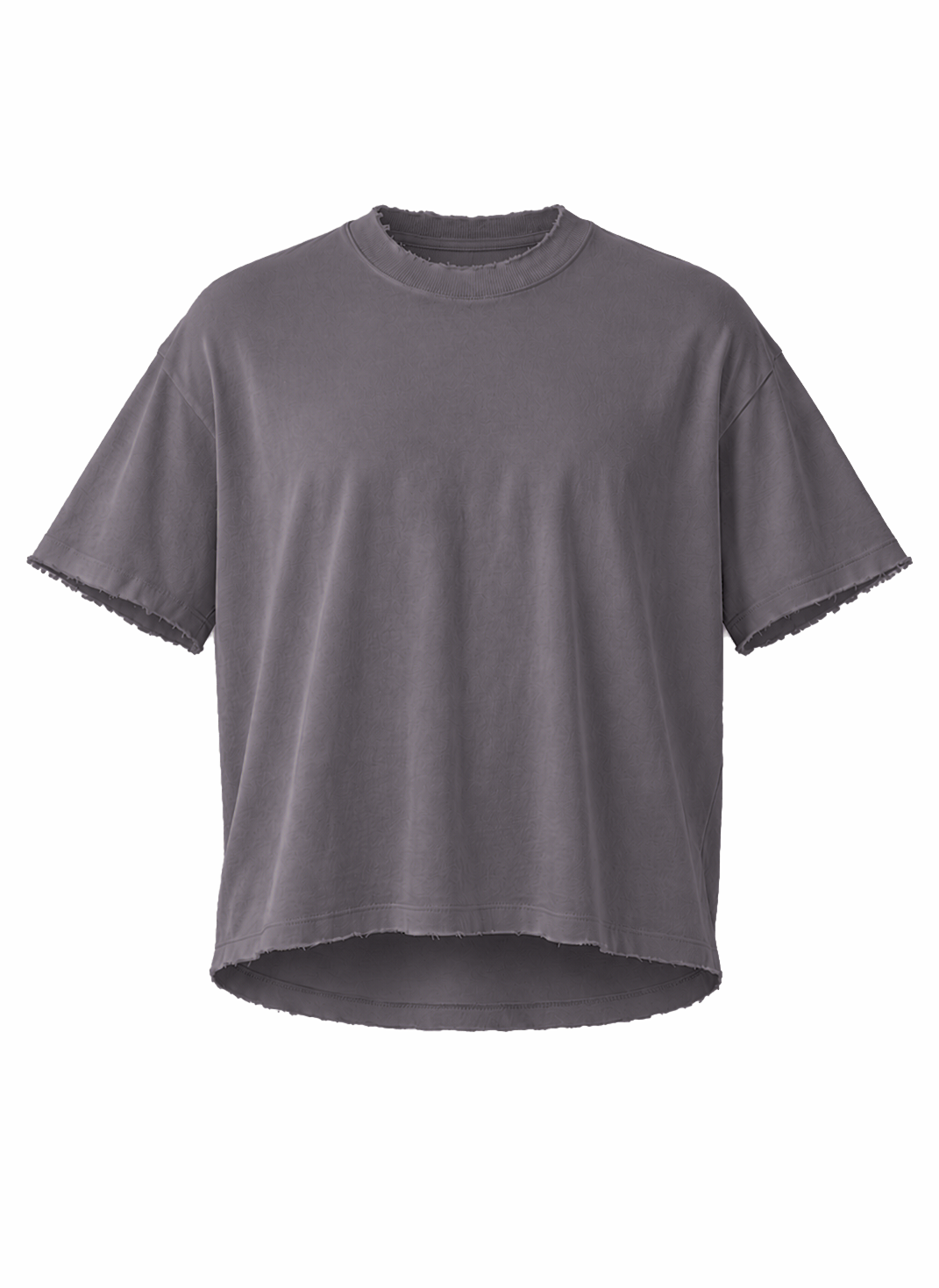 CAMISETA BOXY CINZA STONE