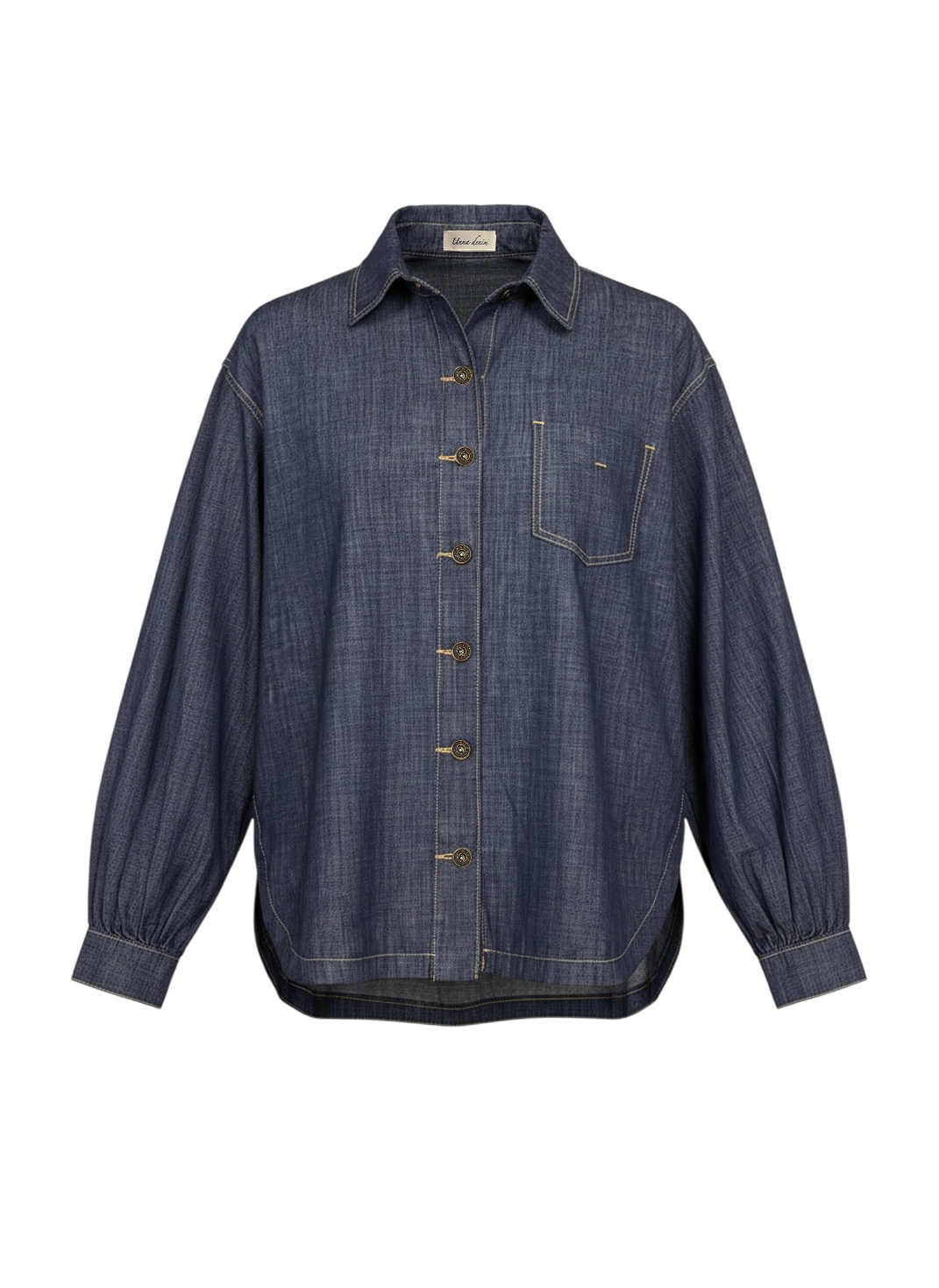 CAMISA OVERSIZED RAW JEANS HELENA