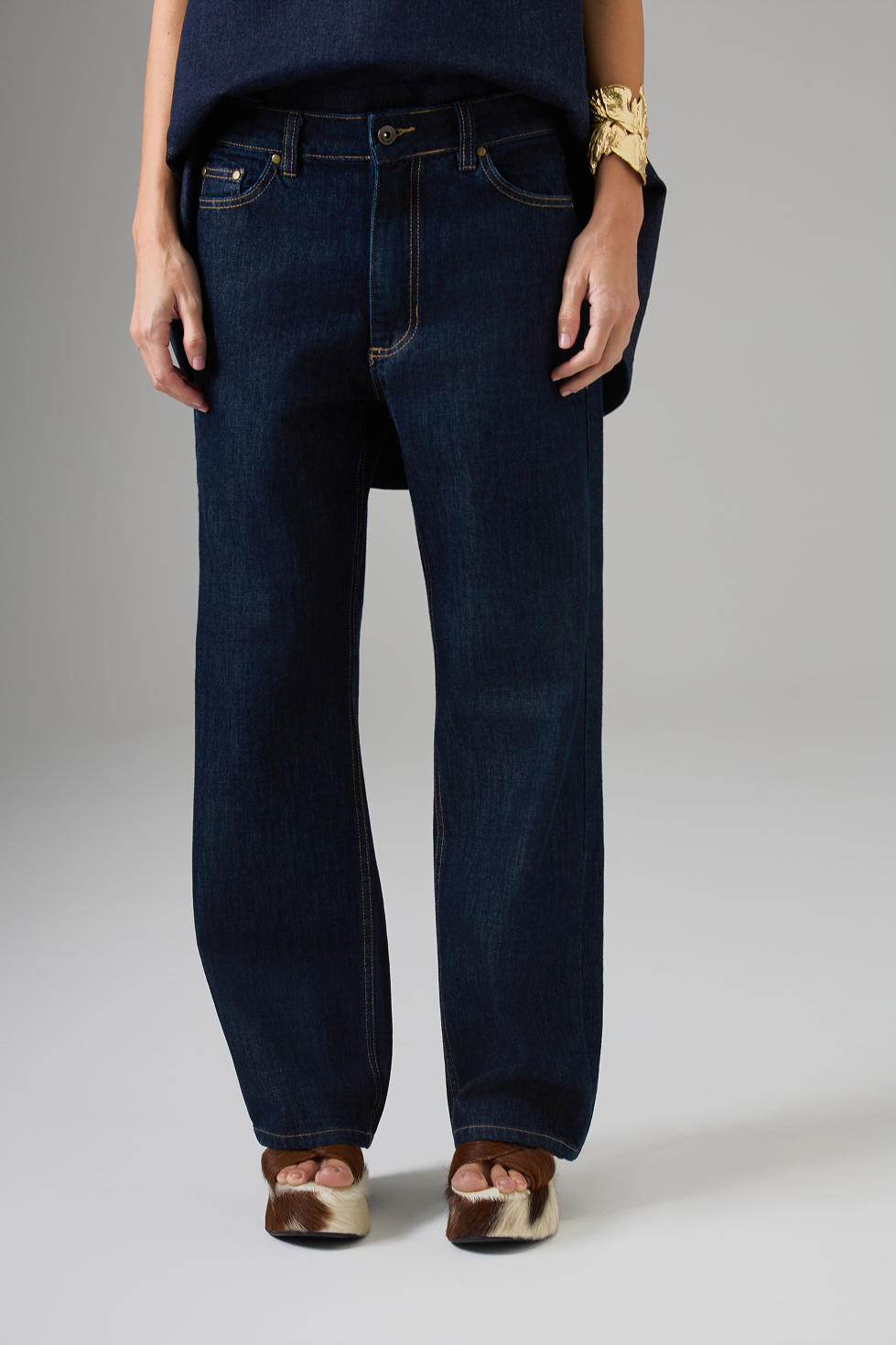 CALÇA RAW JEANS FRANCESCA