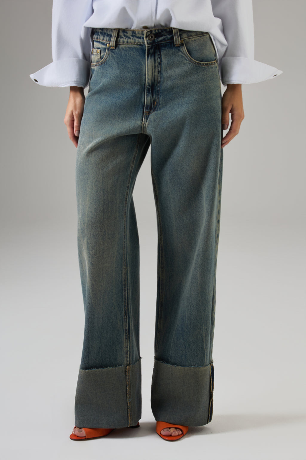 CALÇA JEANS ÁGATA STONEWASH