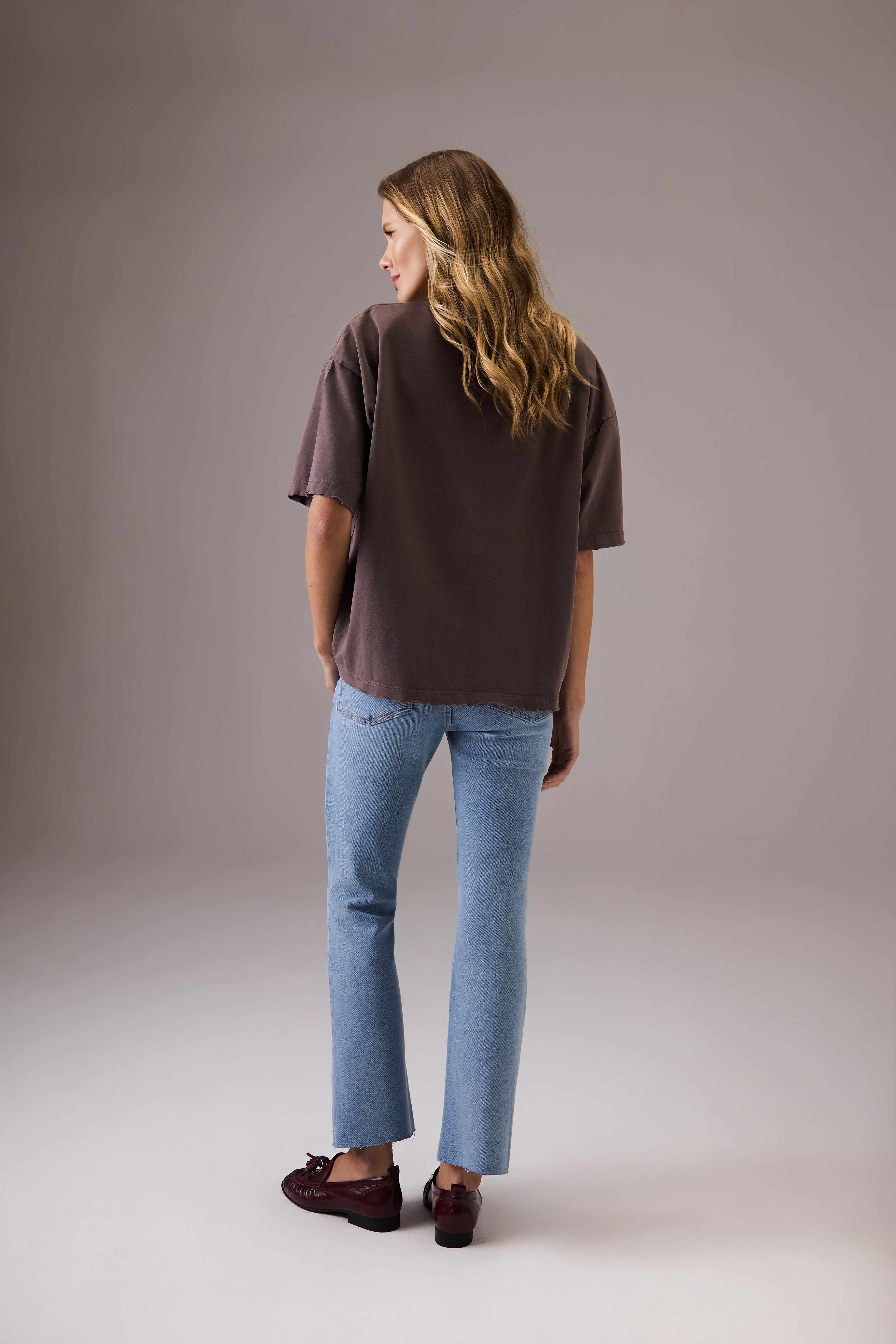 CALÇA CROPPED FLARE LUISA
